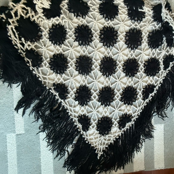 Beautiful Zadig & Voltaire Crochet Shawl - Picture 1 of 9